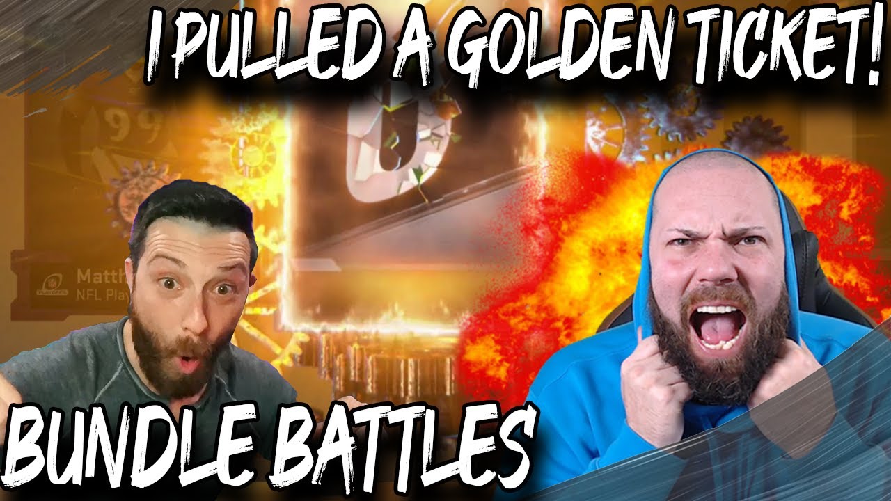 I PULLED A GOLDEN TICKET IN BUNDLE BATTLES! #15 VS @ScomoTV[MADDEN 20 ULTIMATE TEAM]