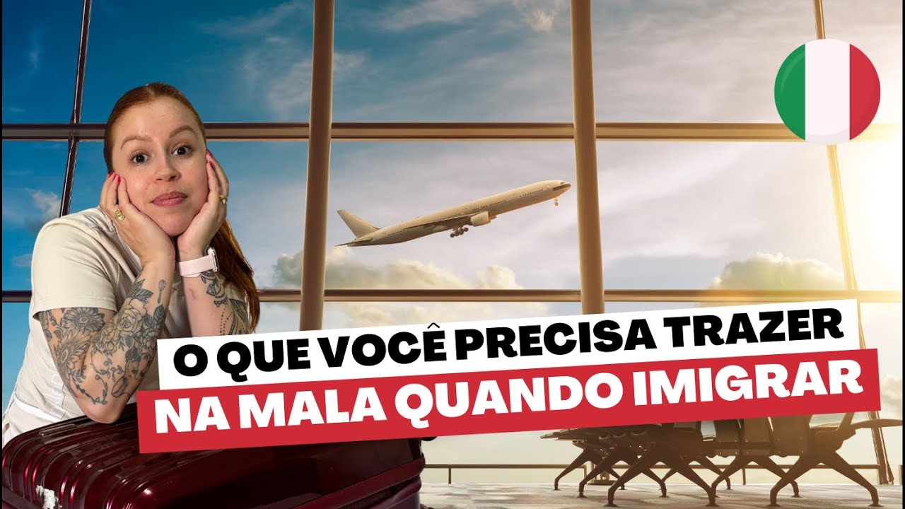 Coisas INDISPENSÁVEIS Que Tem de Trazer na MALA para ITÁLIA: Vida de Imigrante