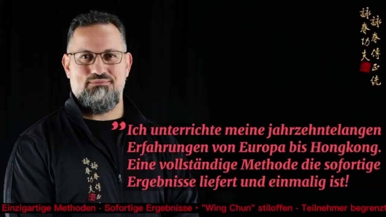 Masterclass Wochenende❗ 4 wichtige Themen im Göksel Erdogan Ving Tsun Kung-Fu
