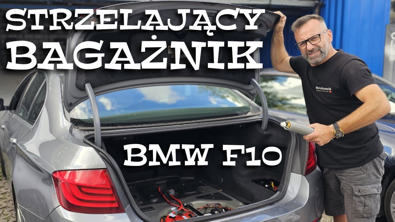 BMW F10 | STRZELAJĄCA POKRYWA BAGAŻNIKA