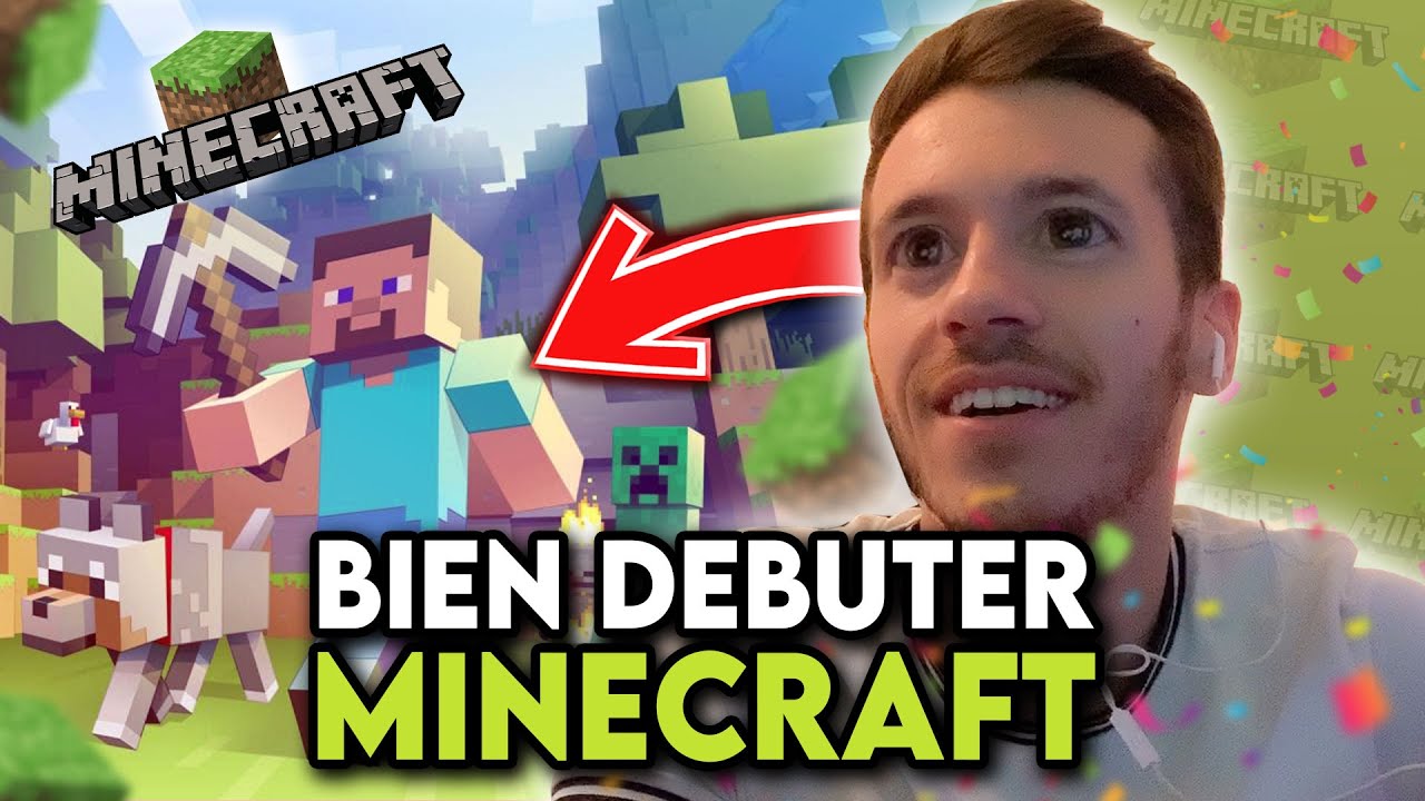 Comment bien COMMENCER et DEBUTER sur MINECRAFT (tuto 2021)