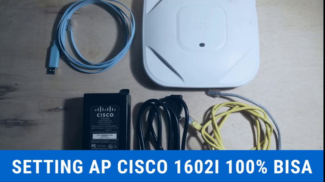 Cara mudah setting Cisco 1602i standlone sebagai akses point Hotspot