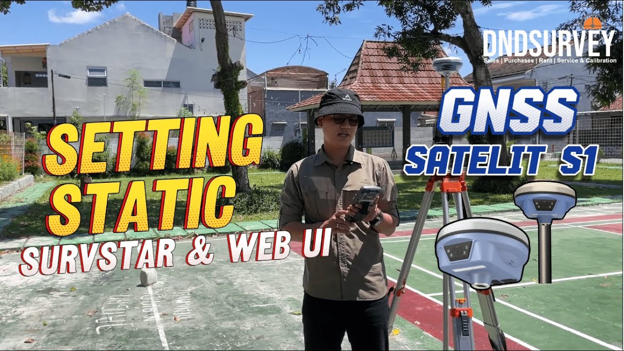 Tutorial Cara Setting Static GNSS GPS RTK Satelit S1 dengan Aplikasi Survstar & WEB UI | Dnd Survey