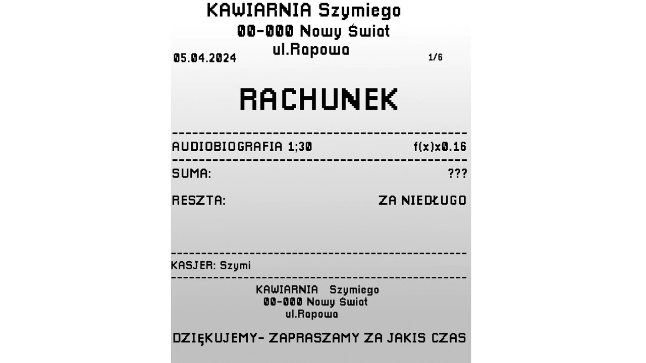 Szymi - AUDIOBIOGRAFIA (prod. Scarim)