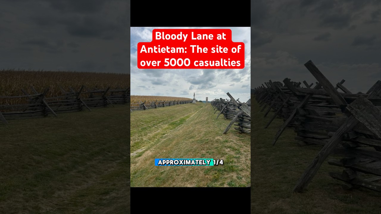 The Infamous Bloody Lane at Antietam:163 years later