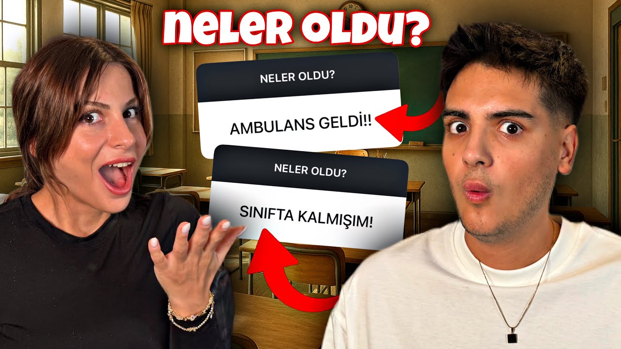 OKULUN İLK GÜNÜ NELER OLDU?? | Melih Yıldırım , Sıla Beyoğlu 