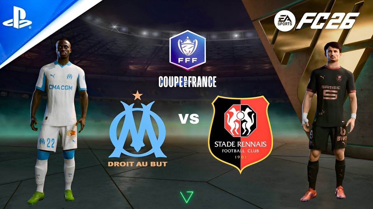 FC 26 - Marseille vs Rennes | Coupe de france Full Match [PS5™]