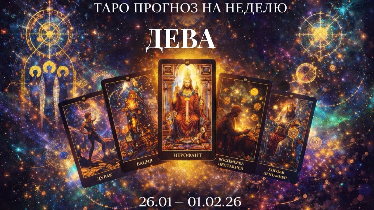 Дева ♍️ таро прогноз на неделю 26.01-01.02.26