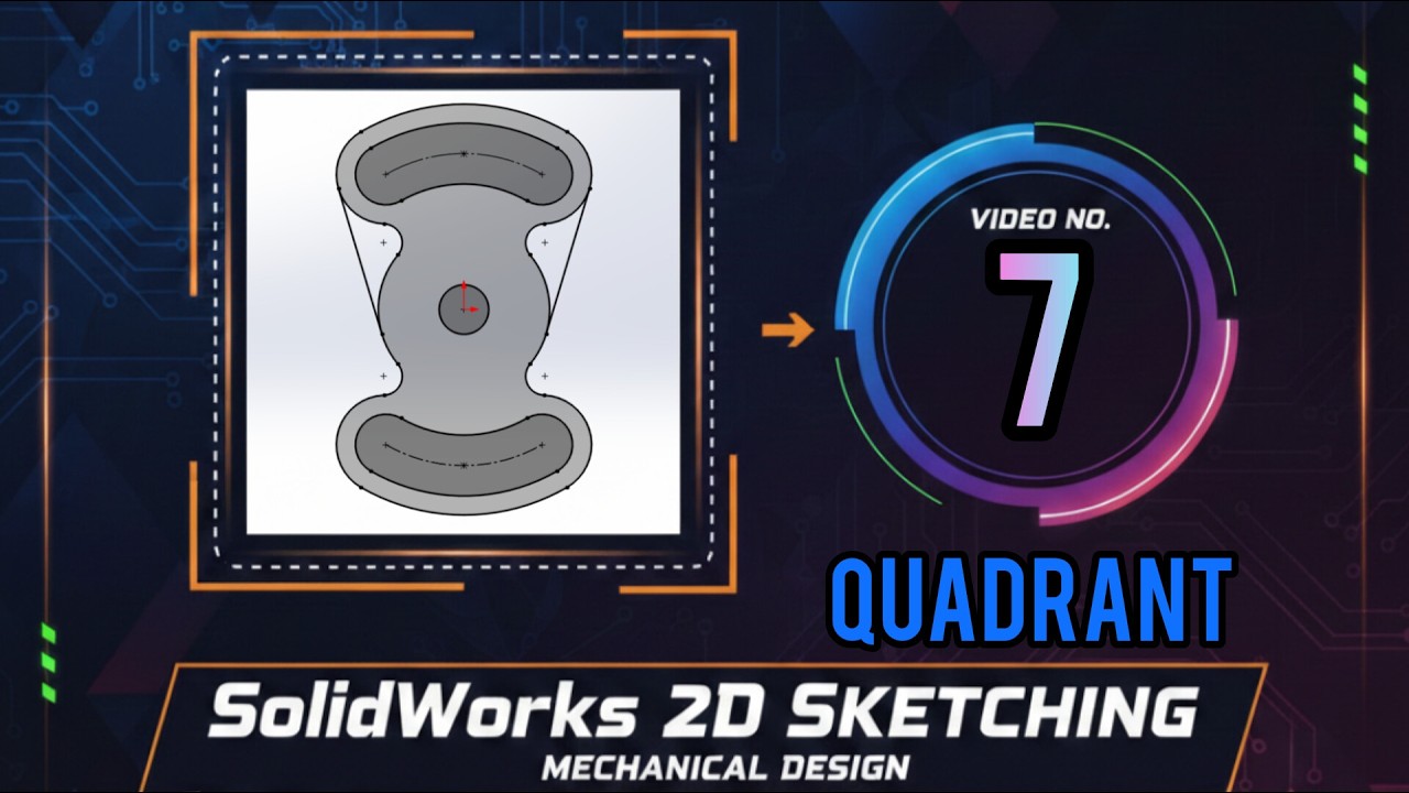 SolidWorks 2D Sketch Exercise | Fully Defined Sketch Practice – Part 7