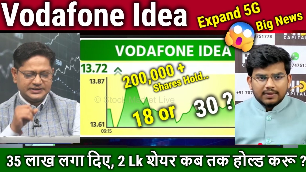 Vodafone Idea ka kya hoga,kahan tak jaega?,Analysis/vi share latest news,Expand 5G,idea target 2030