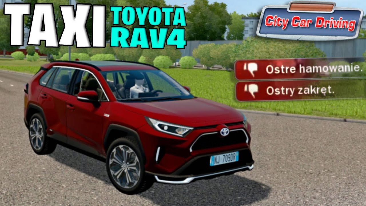 🚙Toyota RAV4 jako TAXI w mieście! - 