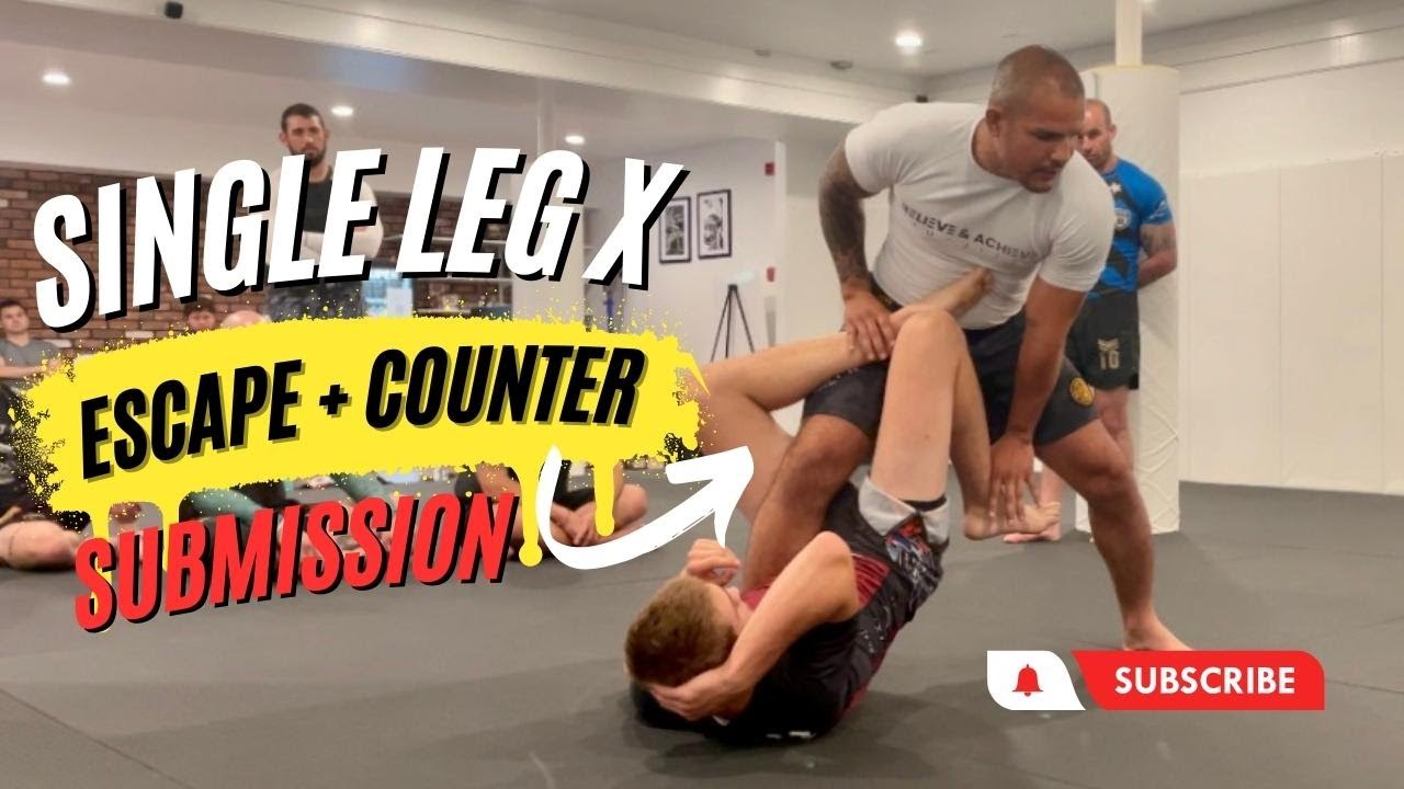HOW TO: ESCAPE + COUNTER SINGLE LEG X REAP (SUBMISSION)