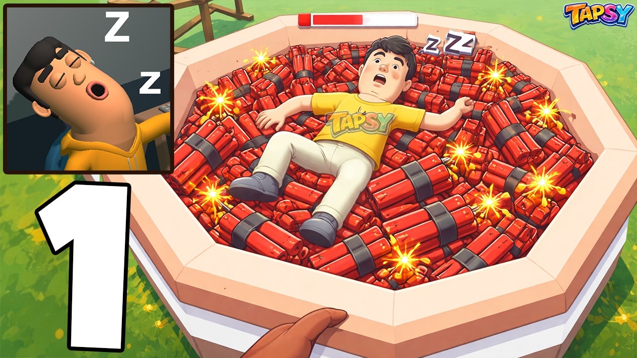⏰Wake Him Up Gameplay Walkthrough Part 1 - Funny Wake Up Solutions (Android,iOS)