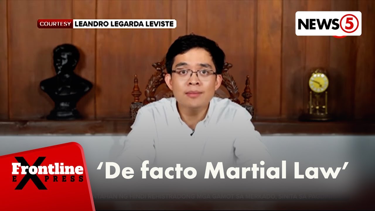 Pahayag ni Leviste na nasa ilalim ng ‘de facto martial law’ ang bansa, ’di na pinatulan ng Palasyo