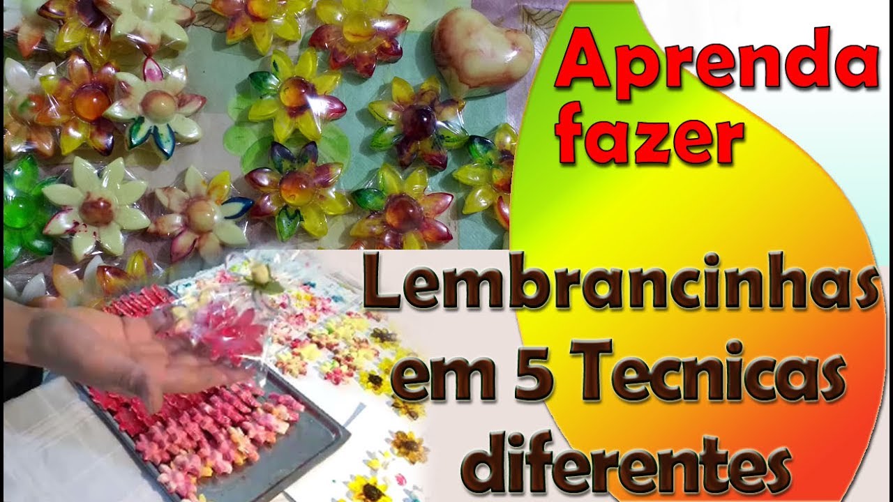 Como Fazer Lembrancinhas de Sabonete - 5 técnicas diferentes