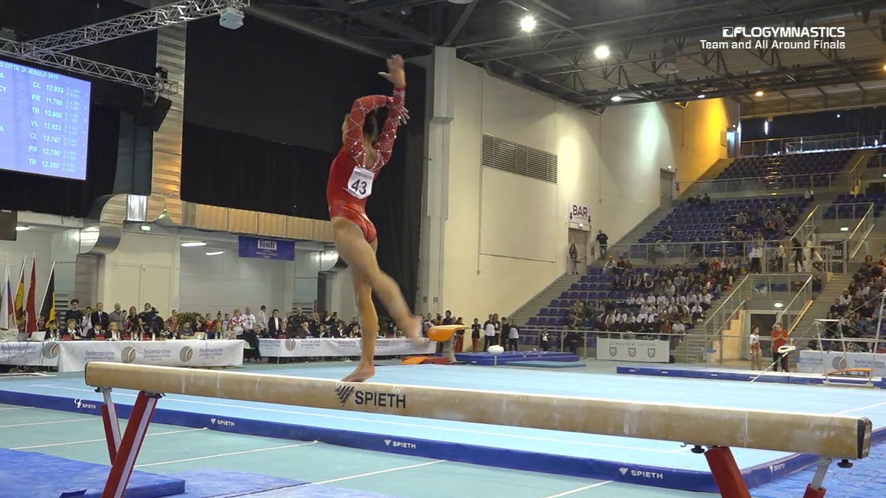 Konnor McClain, USA - Beam (14.133) - 2019 City of Jesolo Trophy