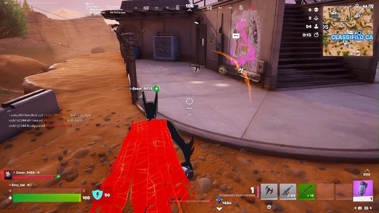 Batman and joker Fortnite Zero build victory
