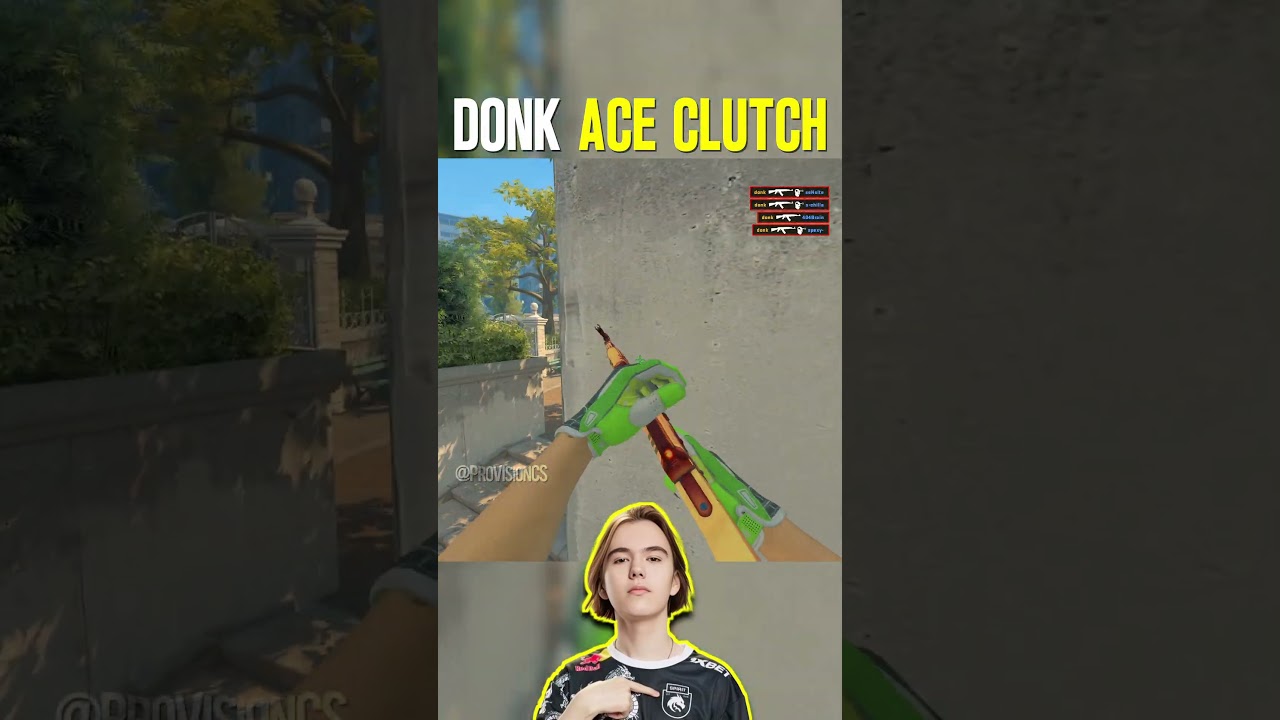 INSANE donk 1v4 ACE CLUTCH 🔥
