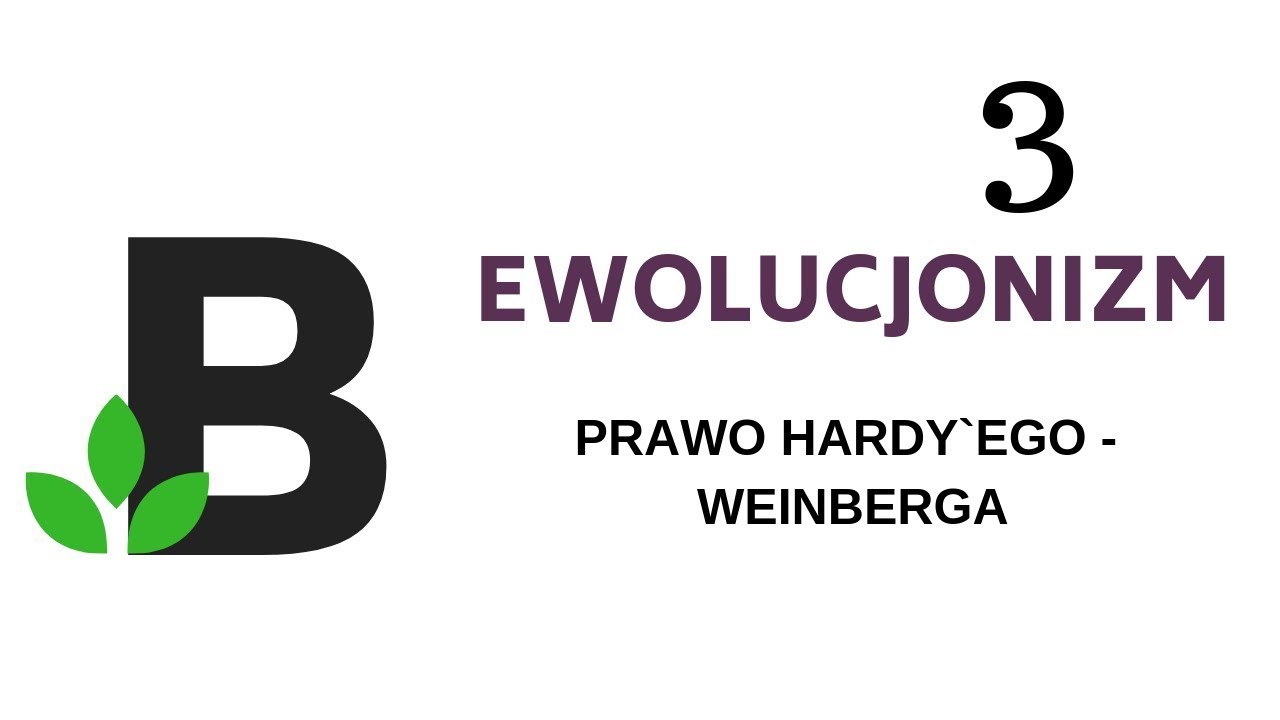 Prawo Hardy`ego-Weinberga - ewolucjonizm - KOREPETYCJE z BIOLOGII - 178