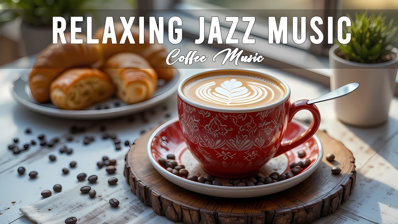 Relaxing Jazz Music ☕ Upbeat Bossa Nova Cafe & Lightly Jazz Background Music for Joyful Moods