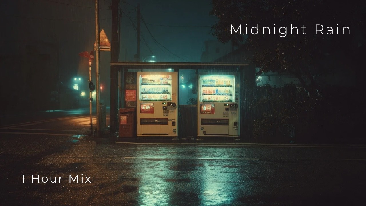 Midnight Rain in Japan 🌧️ Deep Focus Lofi Hip Hop [1 Hour for Study / Relax]
