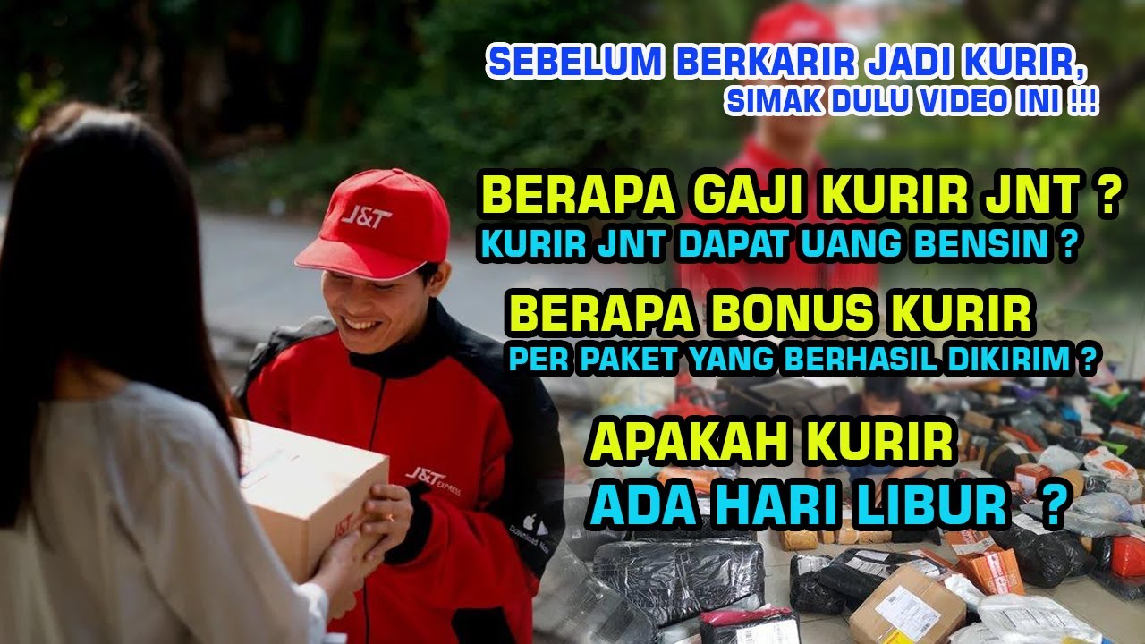 BERAPA GAJI KURIR JNT? pertanyaan yang sering ditanyakan para calon kurir ekspedisi JNT