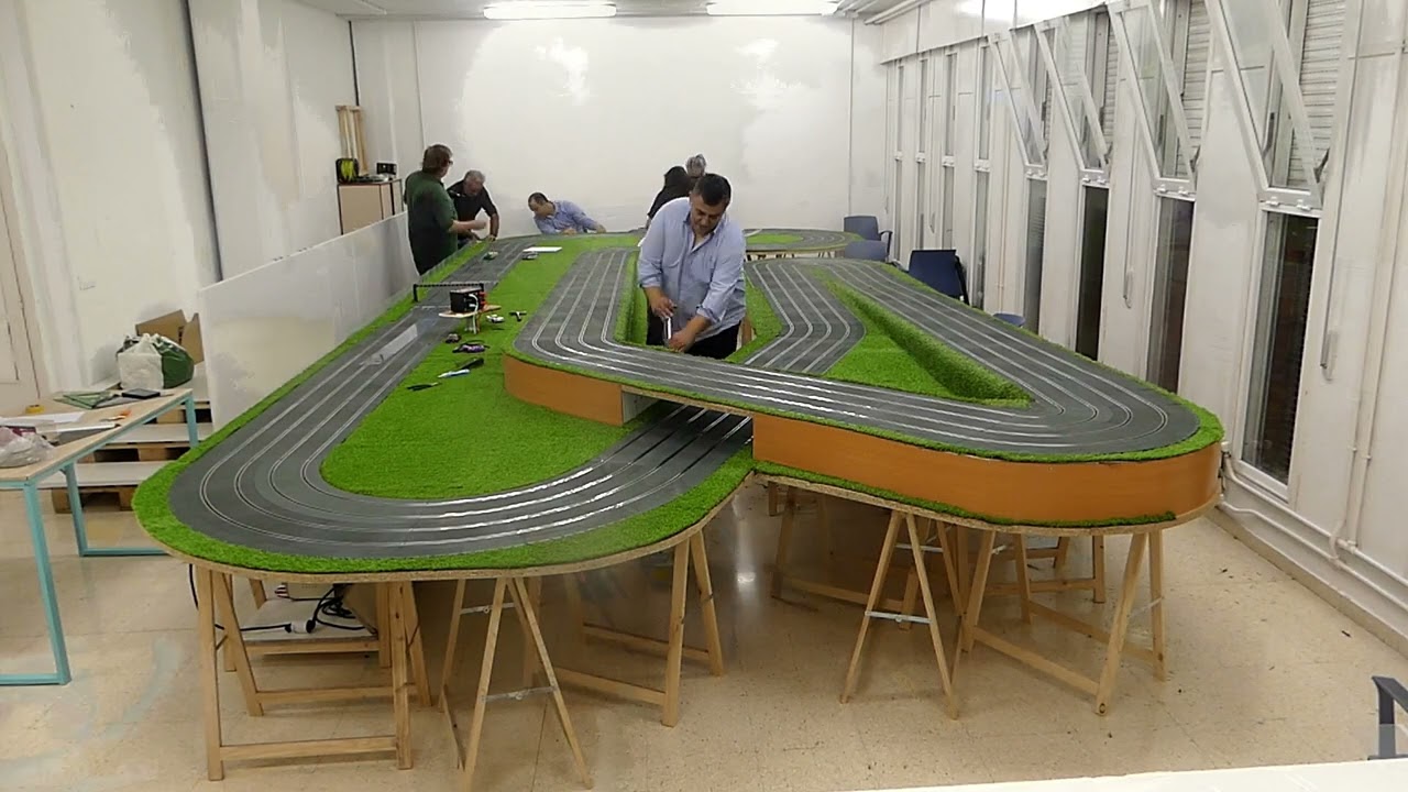 313 Montaje del club de Scalextric, Slot,  BSZ en Bilbao
