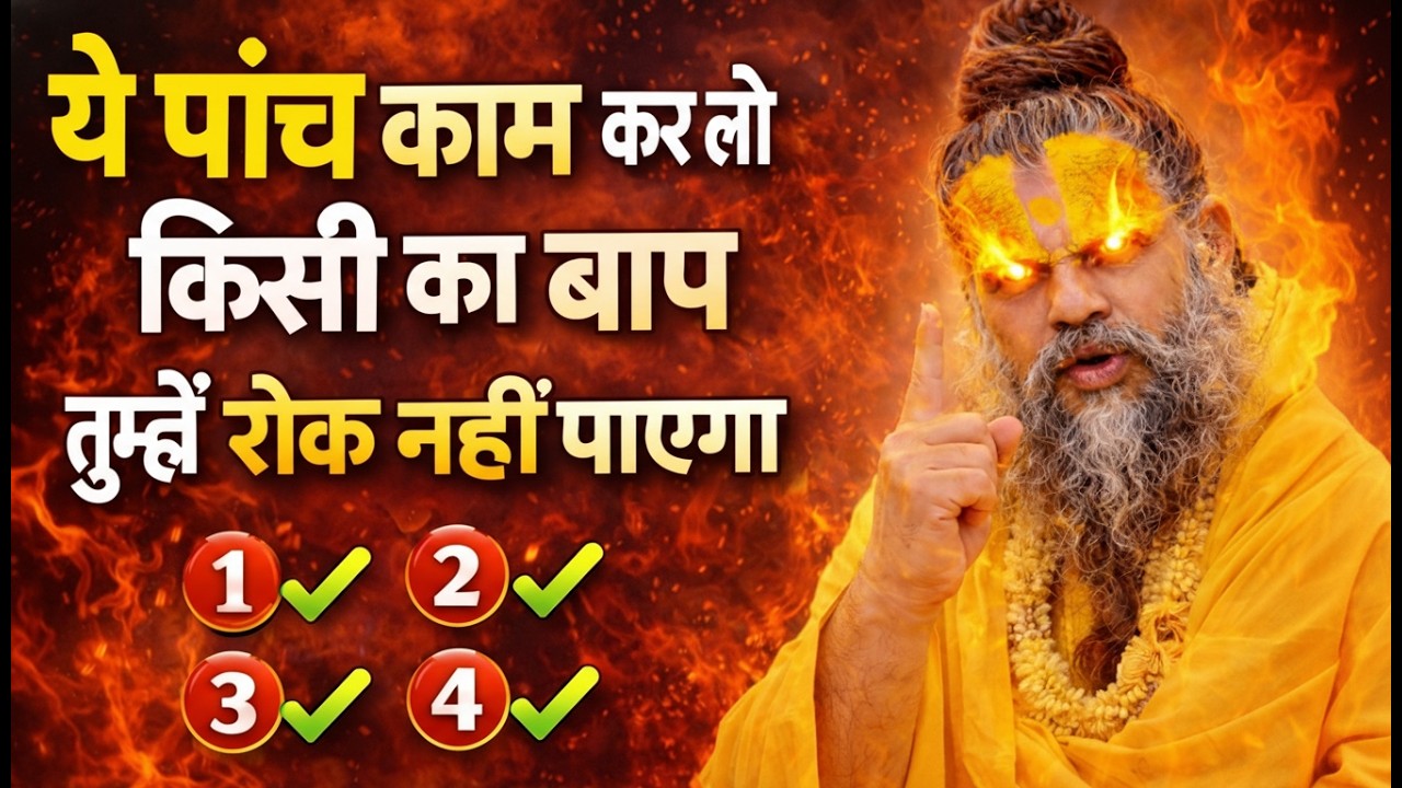 बस ये 5 काम कर लो, फिर देखो | Premanand Maharaj | Bhajan Marg | 7 Chakra #premanandjimaharaj