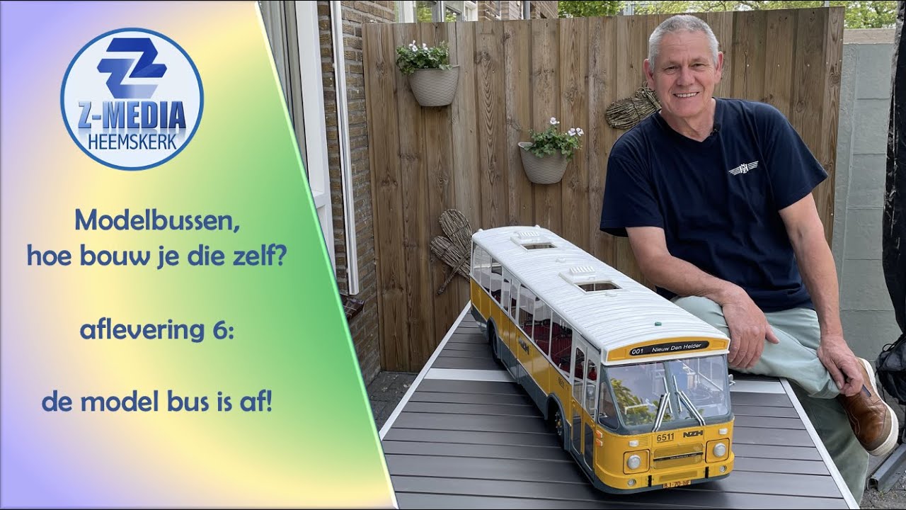 Modelbussen hoe bouw je die zelf? - aflevering 6: eindafwerking
