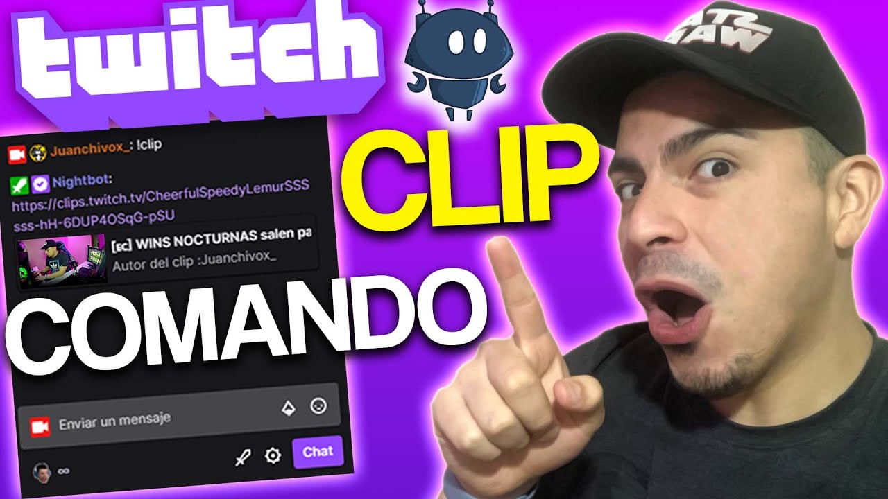 Como hacer CLIPS en TWITCH con un COMANDO en el CHAT | FACIL ✅