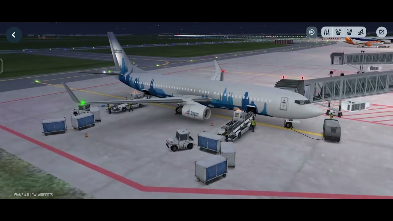 Prague, Czech Republic  Airport Gameplay #part1  plane spotting world of airport