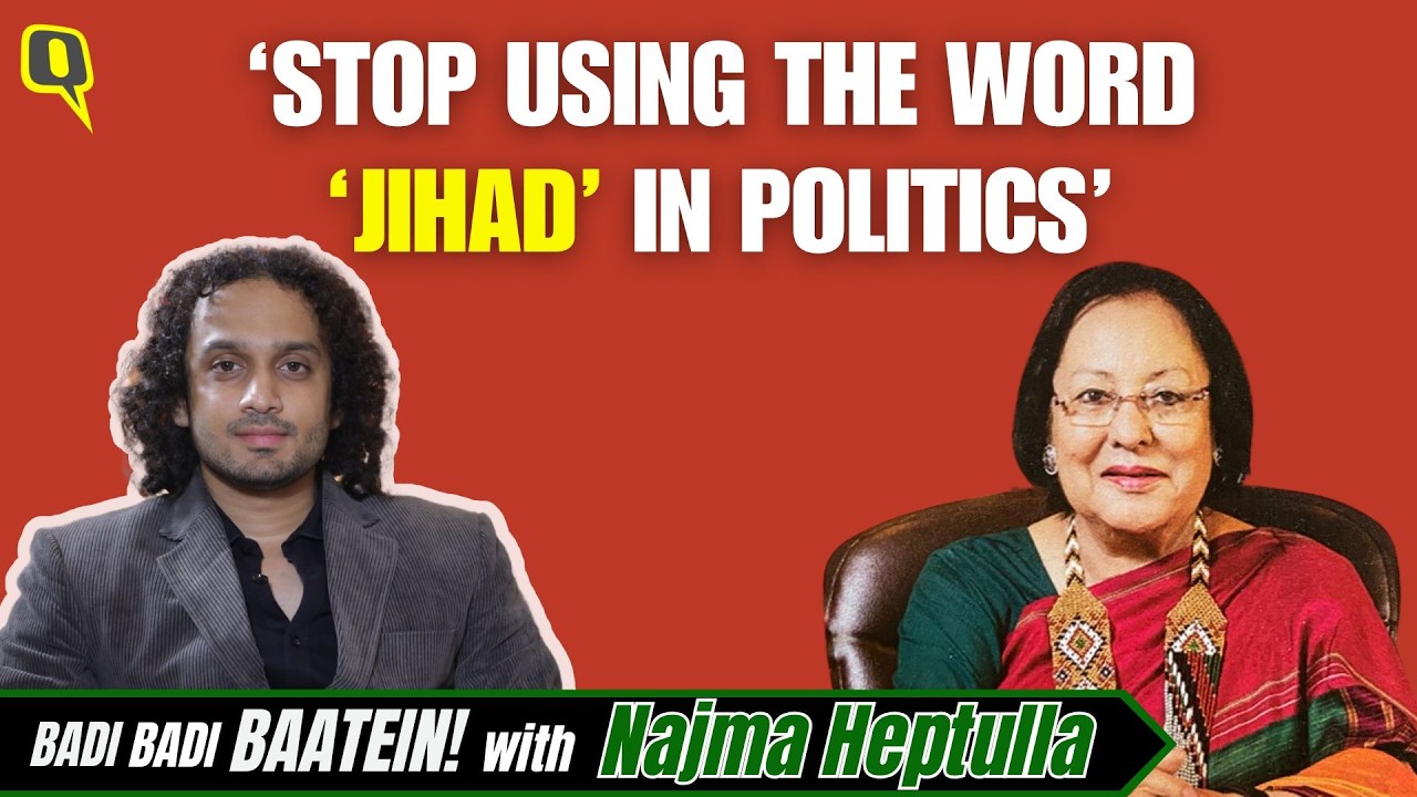 'They Don't Know What 'Jihad' Is, Must Stop Using the Word': BJP Leader Najma Heptulla | The Quint