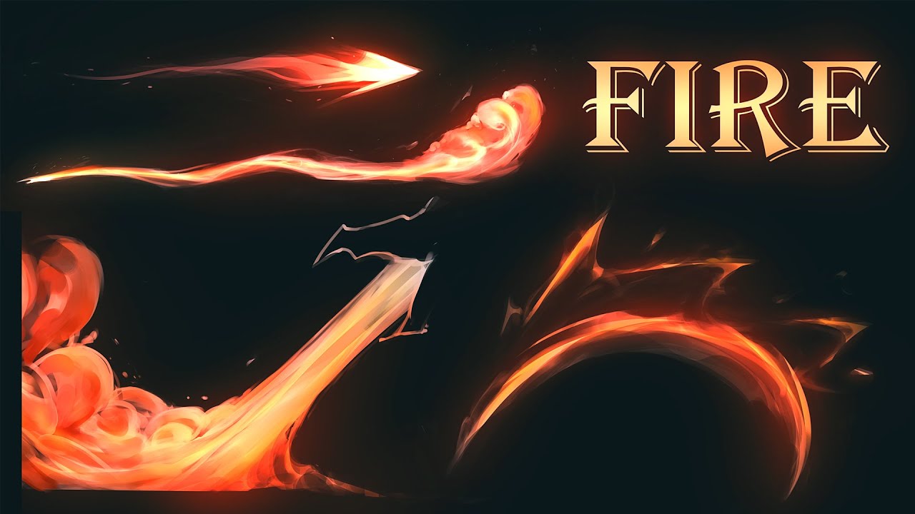 Stylized FIRE magic in motion!