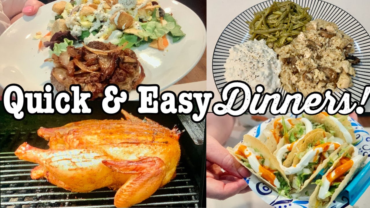 WHAT'S FOR DINNER! | GET DELICIOUS MEALS ON THE TABLE QUICK!