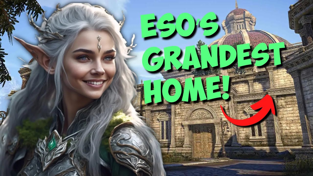 🏠Самый грандиозный дом в ESO... Полностью декорирован! | Экскурсия по домам в Большой галерее Там...