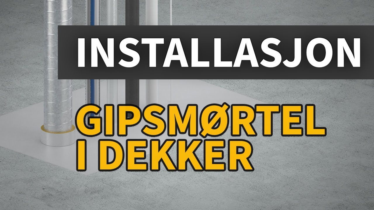 Protecta® EX Gipsmørtel system i dekker