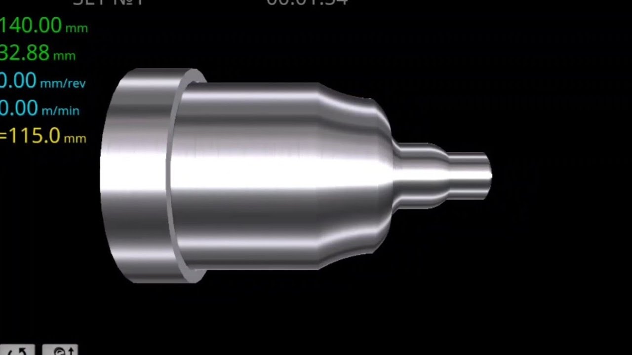 برنامج الخراطة (2) باستخدام اوامرةالفانوك Lathe cnc program 2 using Fanuc G-codes
