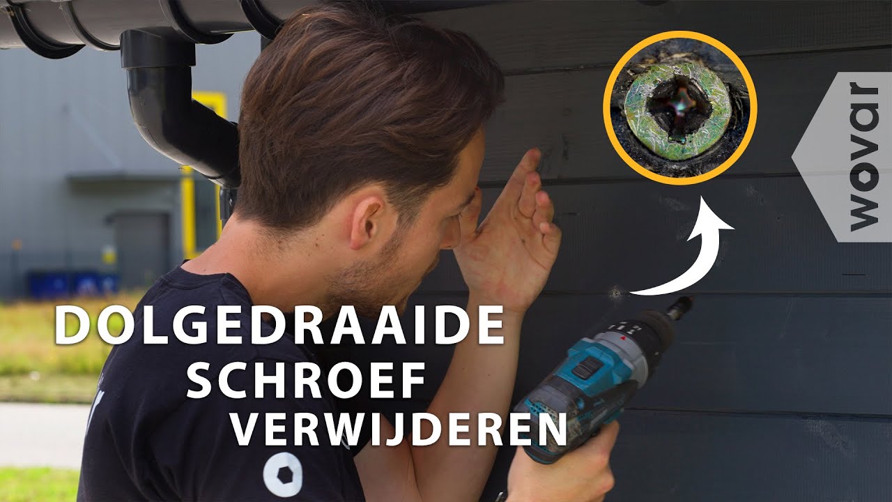 Dolgedraaide schroef verwijderen? Zo verwijder je een kapotte schroef!