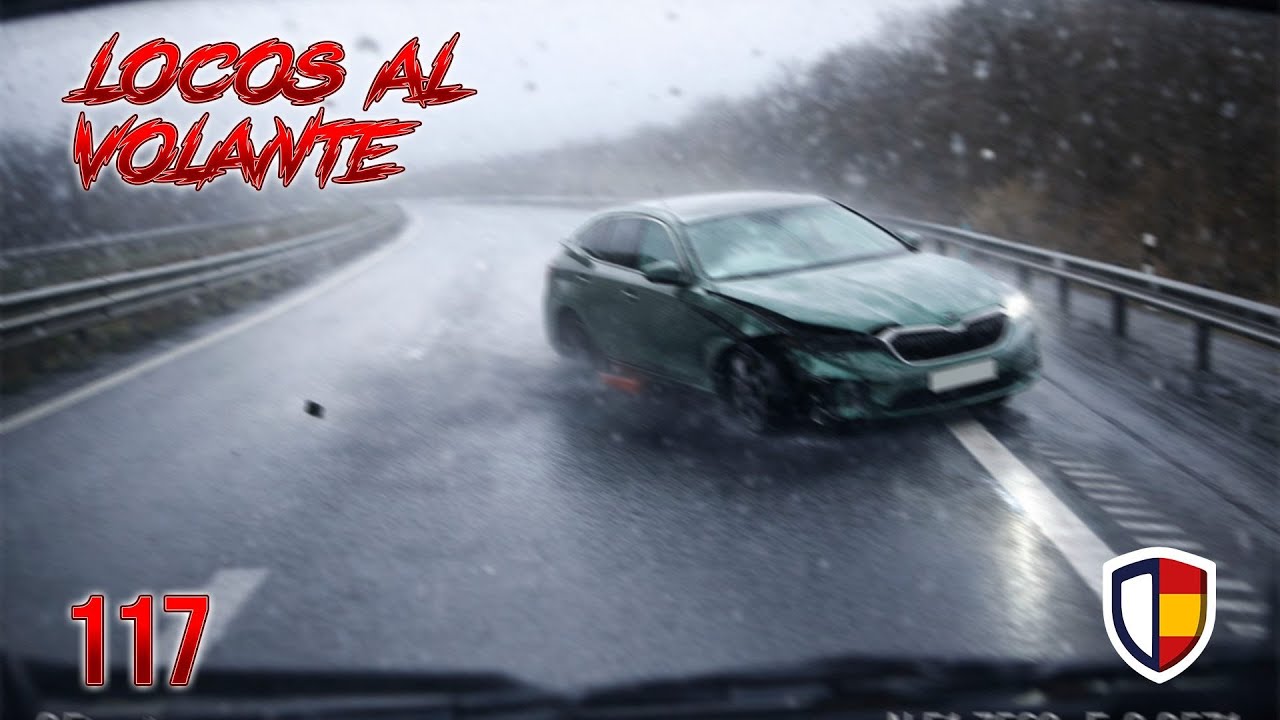 Aquaplaning brutal en autopista - LAV117 - Dashcams España