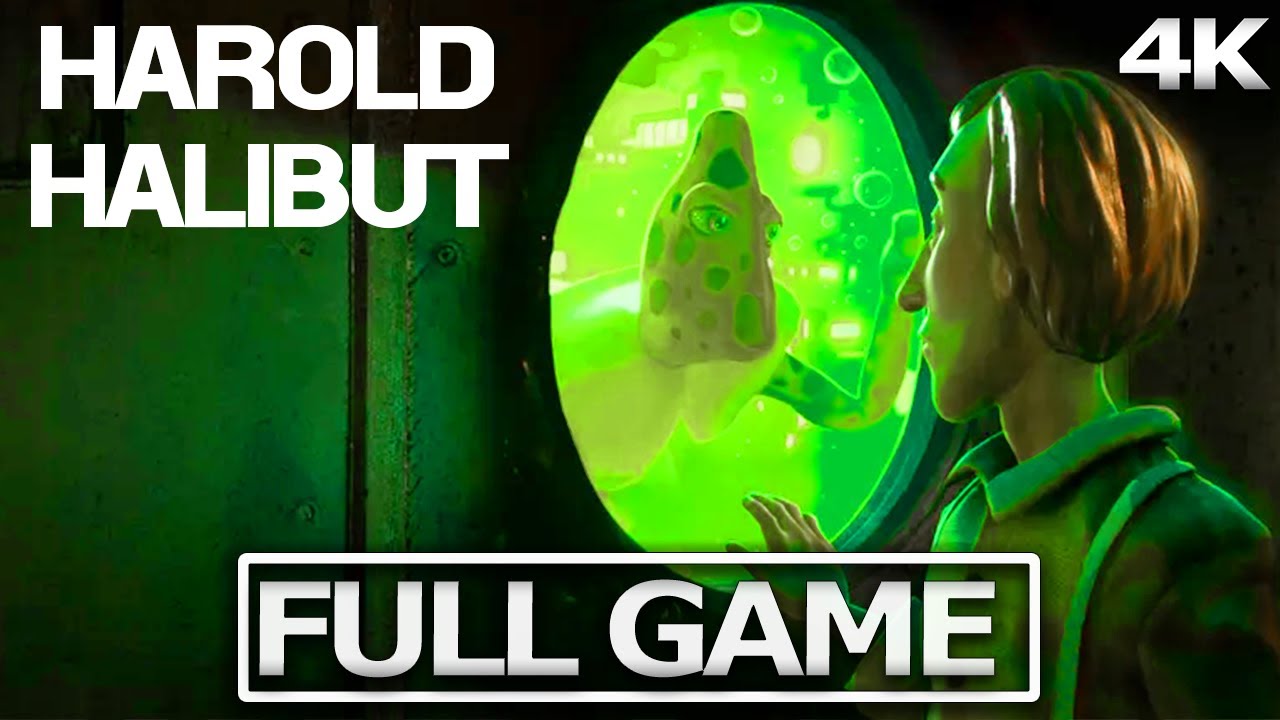HAROLD HALIBUT Full Gameplay Walkthrough / No Commentary【FULL GAME】4k Ultra HD