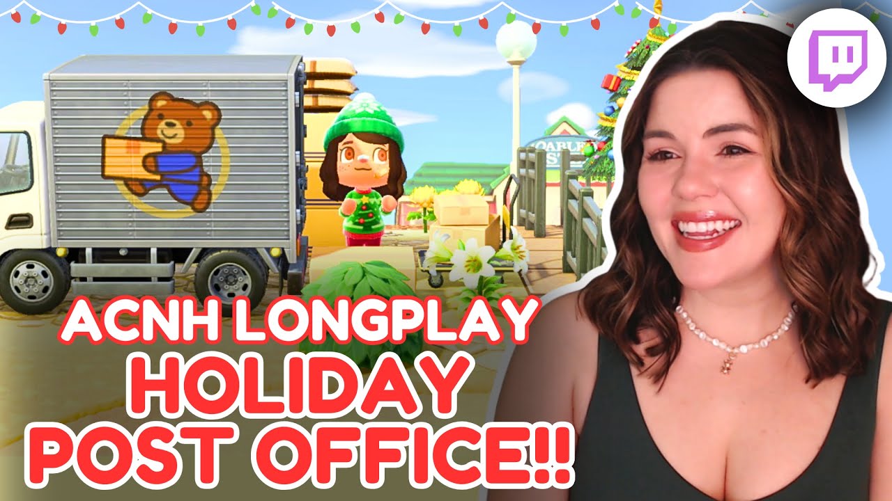 Строительство новогоднего почтового отделения 🎁 | Прохождение ACNH (трансляция 04.12.2025)