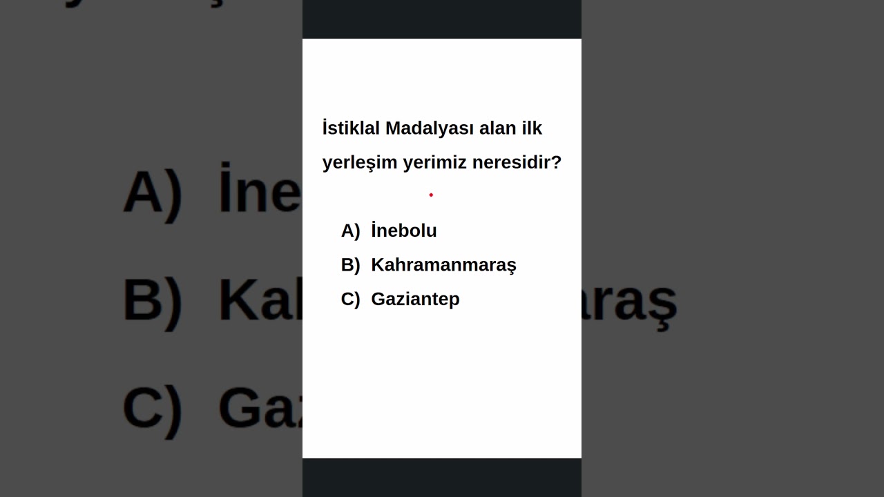 İlk İstiklal Madalyasını Kim Aldı? 🎖️