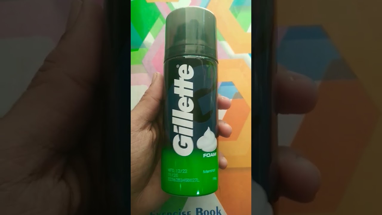 Gillette menthol best foam