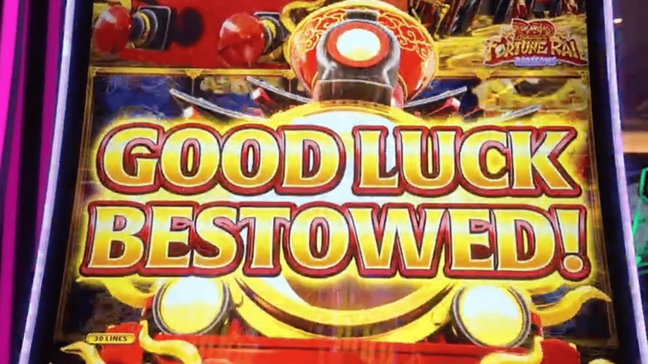 Red Fortune Rail Slot Machine / Palace Station Casino Las Vegas
