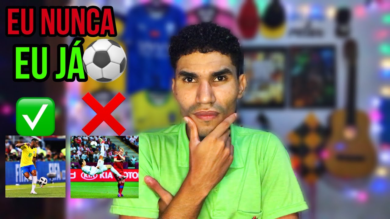 ASMR - EU NUNCA EU JÁ!! (FUTEBOL)