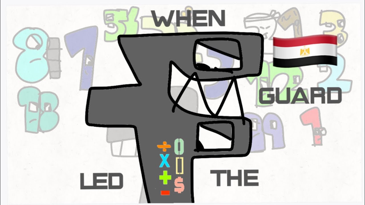 (New number lore animation) when 7 led the guard (Arabic version)