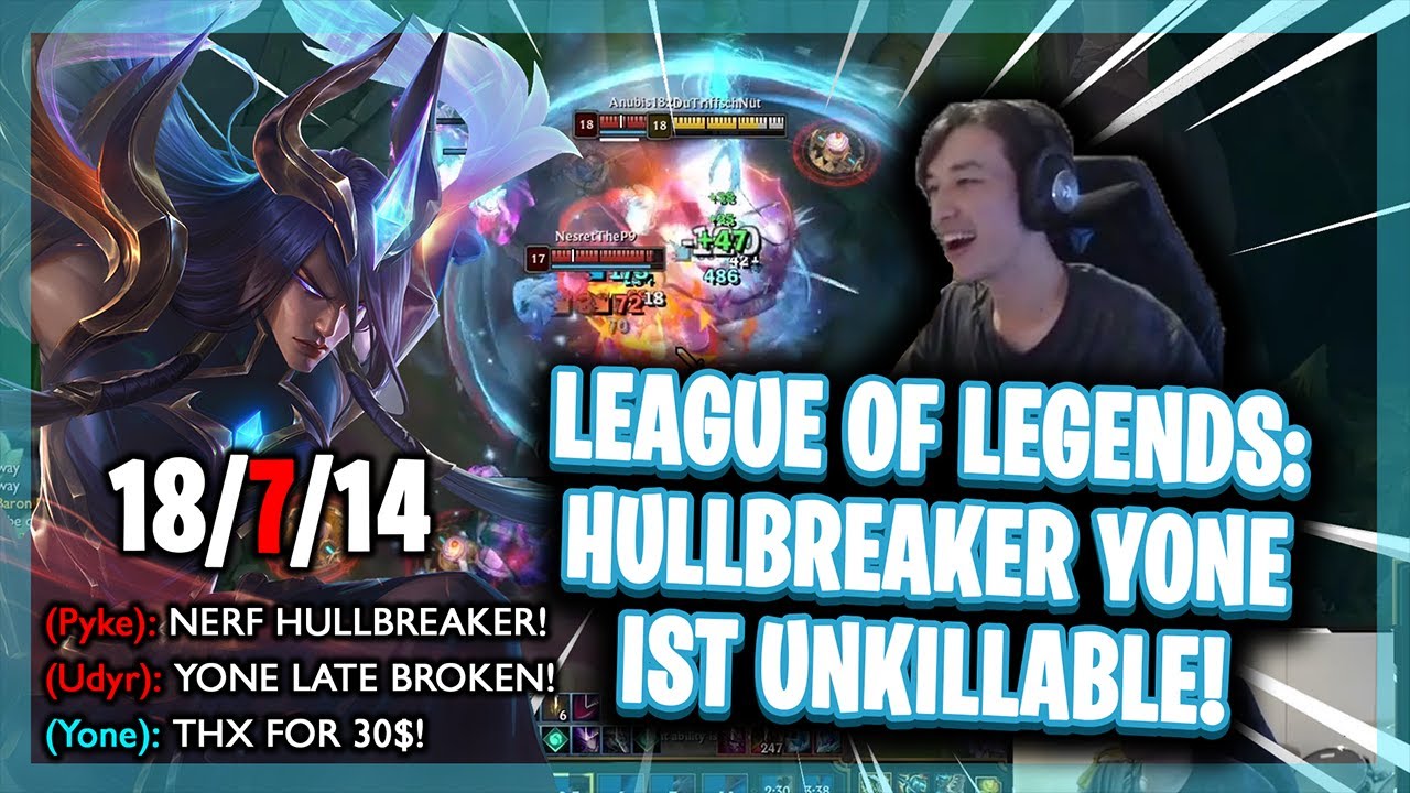 JEDER FÜRCHTET HULLBREAKER YONE! 😱😨☆ League of Legends