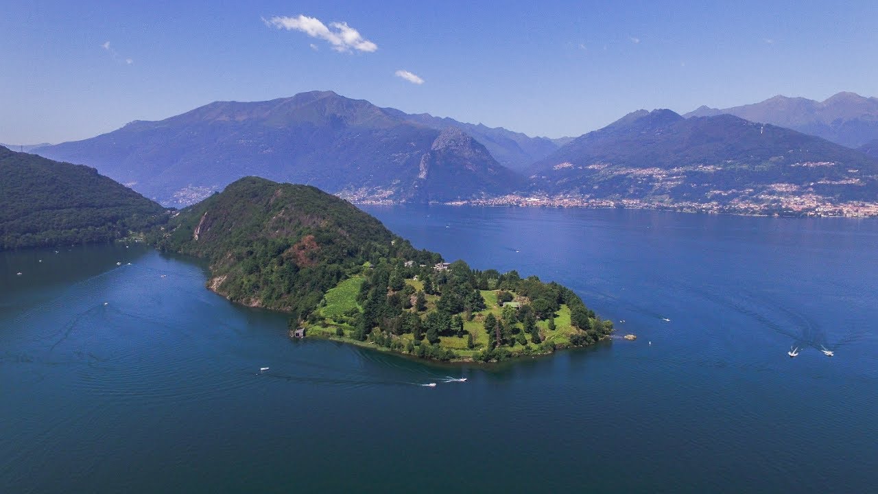 LAGO DI COMO COL DRONE - Laghetto di Piona