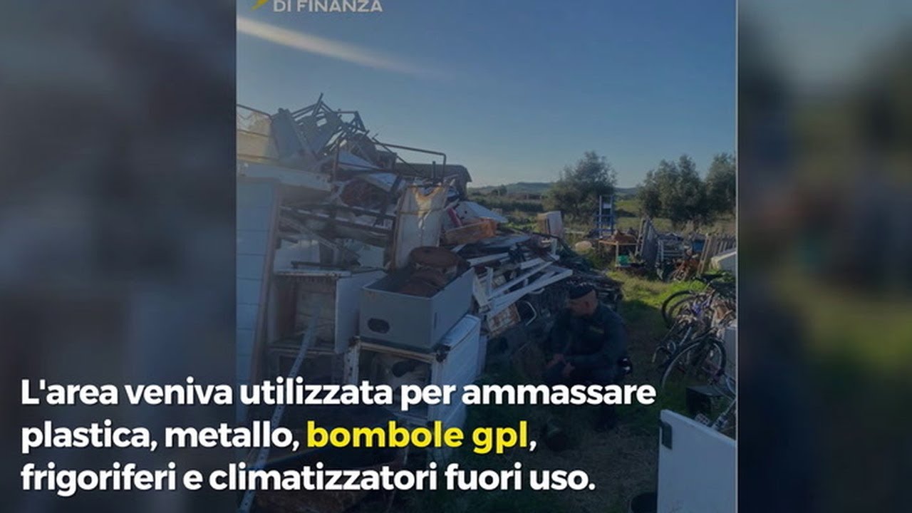 Discarica abusiva di rifiuti pericolosi sequestrata dalla Guardia di finanza