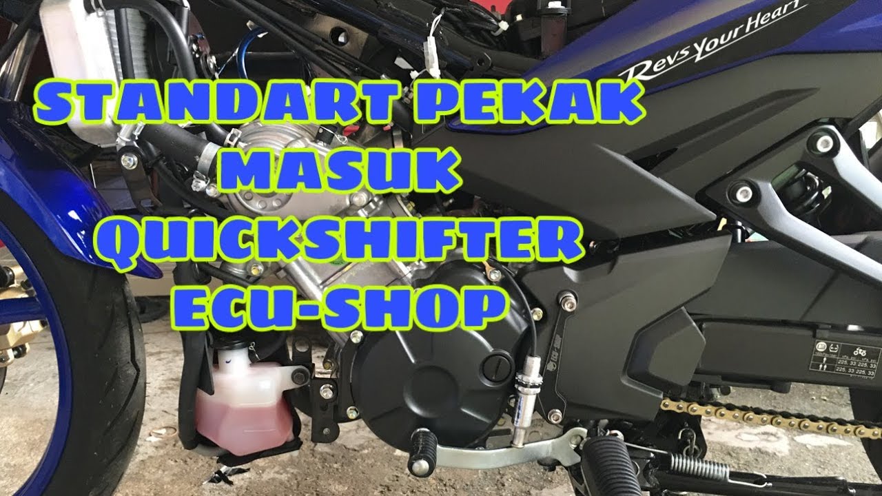 YAMAHA Y15ZR EXCITER MX KING - INSTALL QUICKSHIFTER ECU-SHOP V2